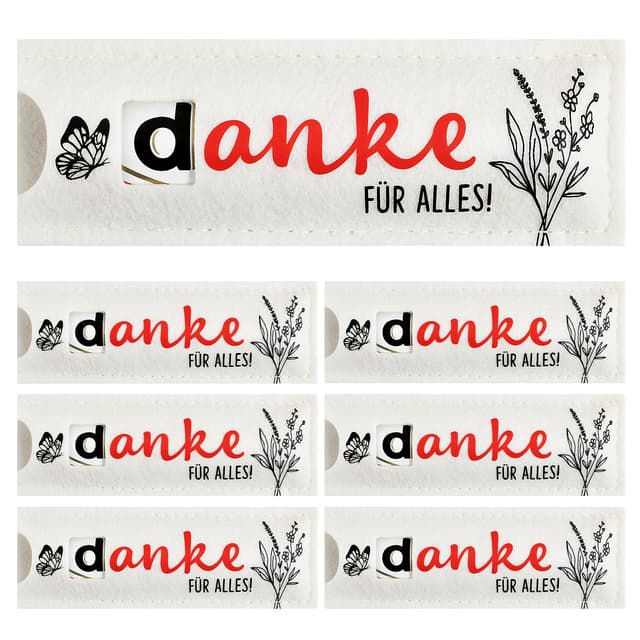 BOFUNX 6pcs Dankeschön Geschenke - Danke für Alles Klein Dankeschön Geschenke Danke Abschiedsgeschenk Kollegen Jobwechsel Erzieherin Lehrer Mitarbeiter Geschenk Abschied Danke Geschenke 6pcs Danke für Alles