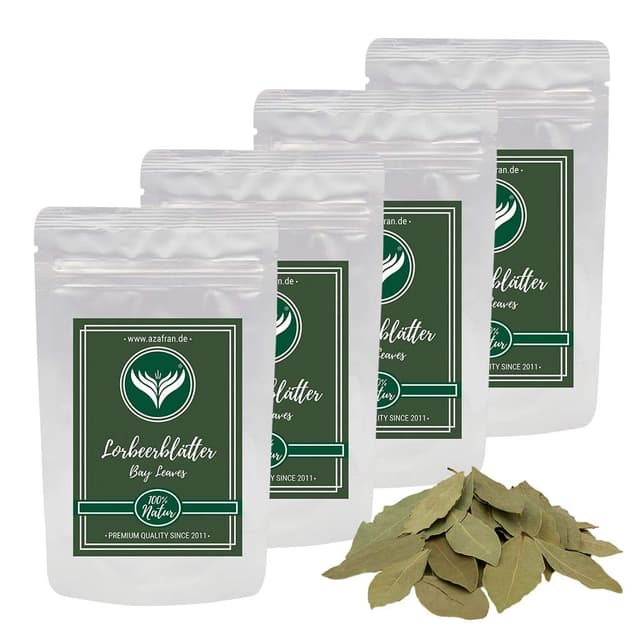 Azafran Lorbeerblätter handverlesen 4-7cm (Türkei) 200g 200 g