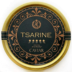 Schwarzer Störkaviar | Sibirischer Stör | Acipenser baerii | Fischkaviar | Malossol-Kaviar | Schwarzer Kaviar | Marke - TSARINE Caviar | Kostenlose Express-Kühllieferung (50g) 50 g (1er Pack) Angebot bei HelloDeals