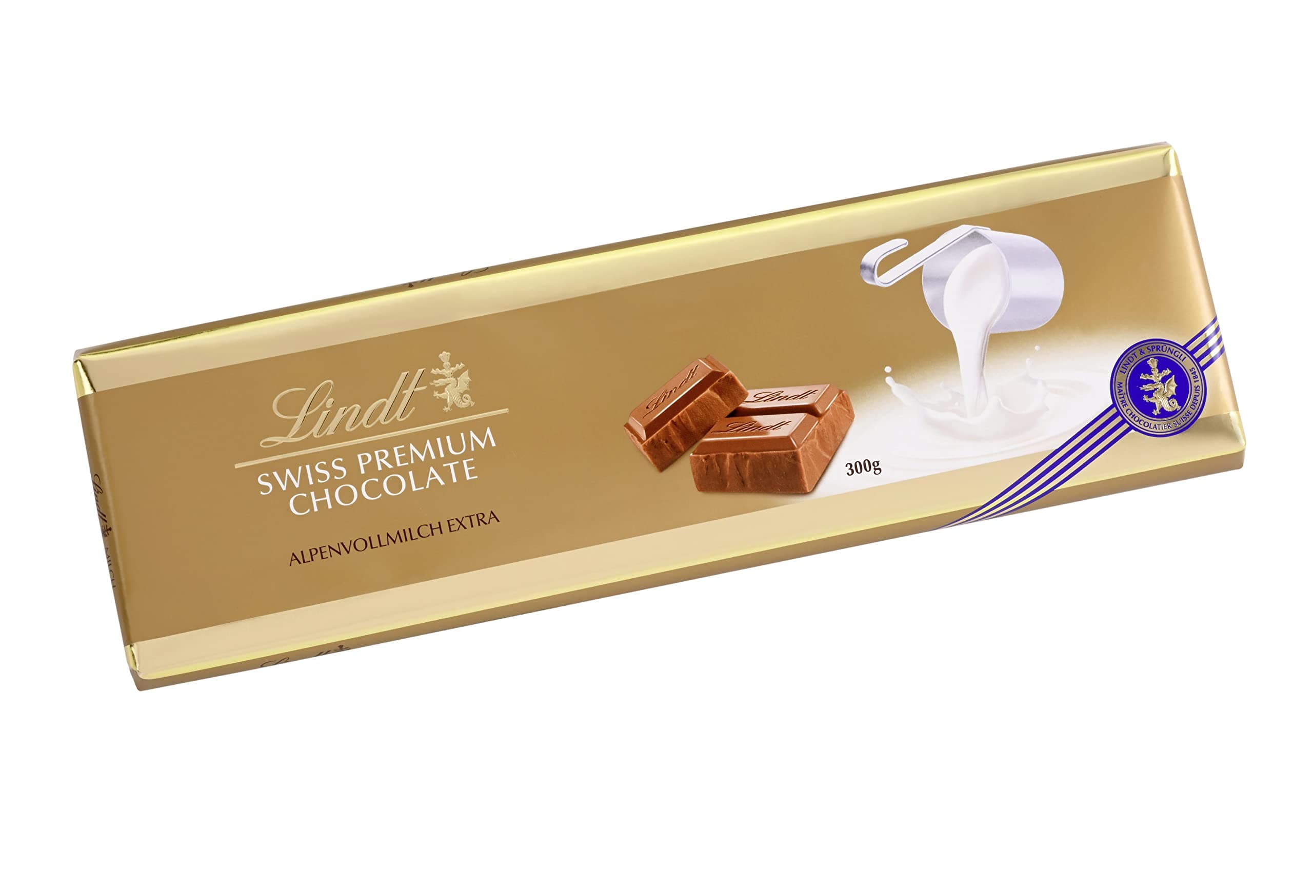 Lindt Schokolade Vollmilch Extra | 300 g Tafel | Aus feinster Vollmilch-Schokolade | Schokoladentafel | Schokoladengeschenk