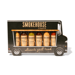 Smokehouse by Thoughtfully – Gourmet Ultimate Grillset für Männer Geschenk – Lustige Food Truck Verpackung mit BBQ Rubs, Saucen & Grillzubehör Grill Geschenke für Männer & Vater Geburtstag Ultimate Grill Truck Geschenkset Angebot bei HelloDeals