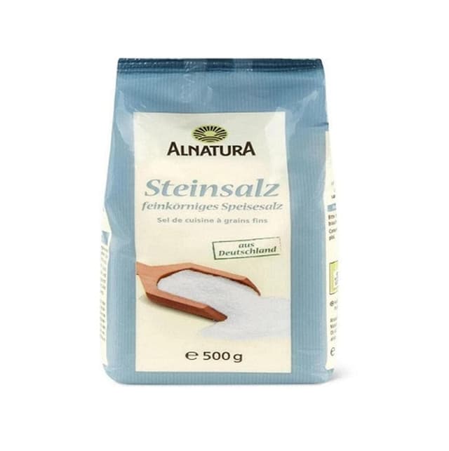 Alnatura Steinsalz, 500 g Weiß 500 g (1er Pack)