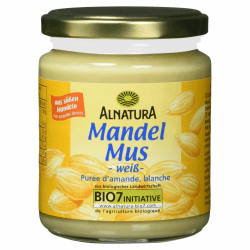 Alnatura Bio Mandelmus Weiß, Vegan, 250g Mandelmus 250 g (1er Pack) Angebot bei HelloDeals