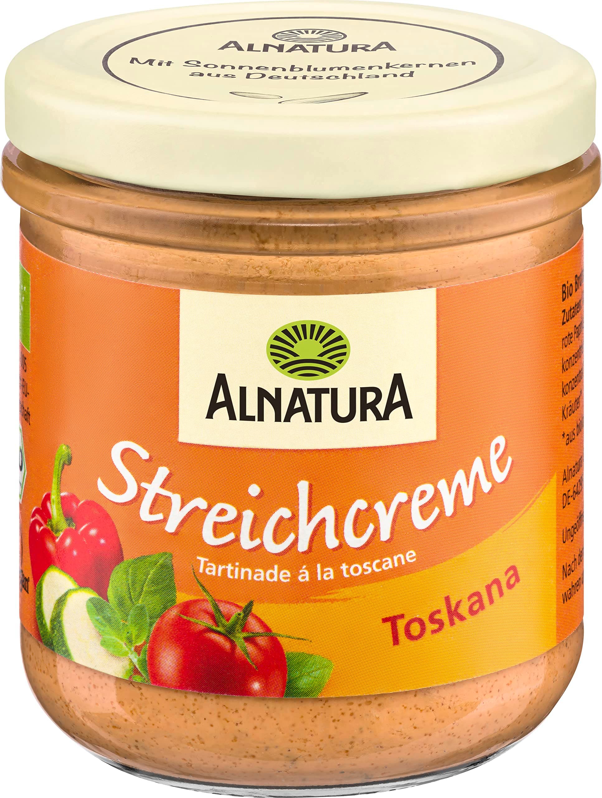 Alnatura Bio Streichcreme Toskana, 180g Toskana 180 g (1er Pack)