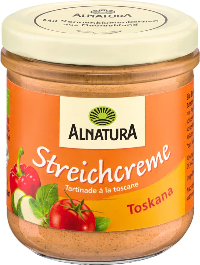 Alnatura Bio Streichcreme Toskana, 180g Toskana 180 g (1er Pack)