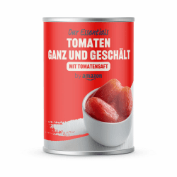 by Amazon Tomaten ganz und geschält, 400 g ganz 400 g (1er-Pack) Angebot bei HelloDeals