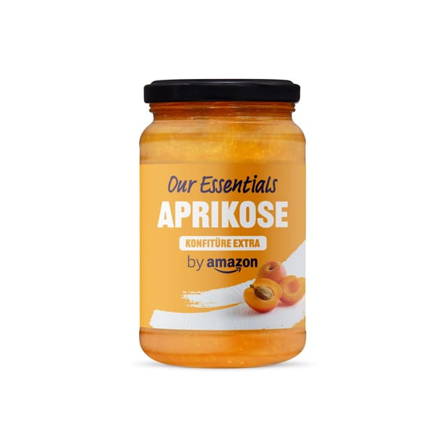 by Amazon Aprikosen-Konfitüre extra, 450g (1er-Pack) Aprikosen-Konfitüre 450g (1er-Pack)