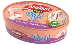 Saupiquet Rio Mare Thunfisch Brotaufstrich Thunfisch & Knoblauch, Cremiger Aufstrich für Brote, Wiederverschließbare Dose, Voller Thunfisch Genuss, 115g 115 g (1er Pack) Angebot bei HelloDeals