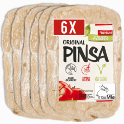 6 x Pinsa Original, Pinsa Romana, Pinsa Teig ofenfertig, vorgebacken im Steinofen Angebot bei HelloDeals