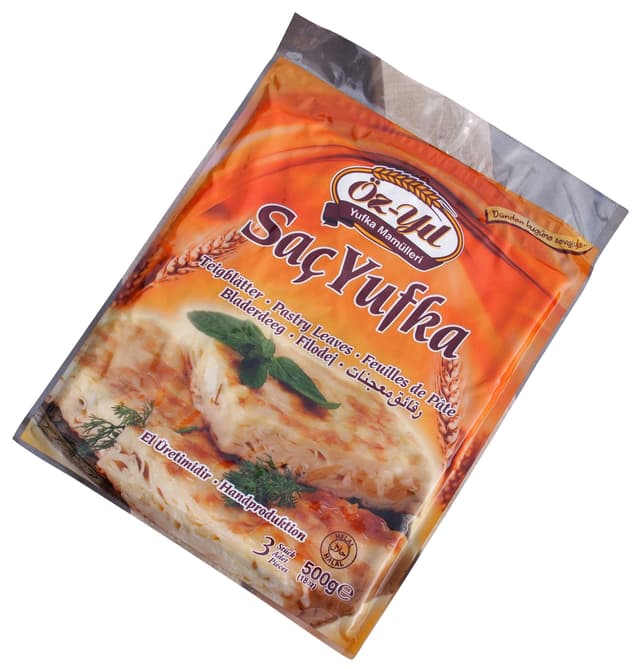 2 x 500g Öz-Yil Runder Blätterteig Filoteig Teigblätter - Sac Yufka