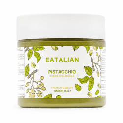 EATALIAN by AMZ BETTER Pistaziencreme, Köstliche streichfähige Creme mit Süßem und Einzigartigem Geschmack, Ideal auf Brot, Perfekt mit Eis, Hervorragend für Dubai Chocolate, 200 gr Made in Italy KLASSISCH 200 g (1er Pack) Angebot bei HelloDeals