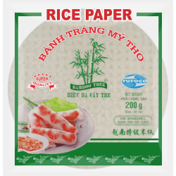 BAMBOO TREE - Reispapier 22Cm. (Sommerrollen) - 1 X 200 GR 1-Pack Rund (200 GR) Angebot bei HelloDeals