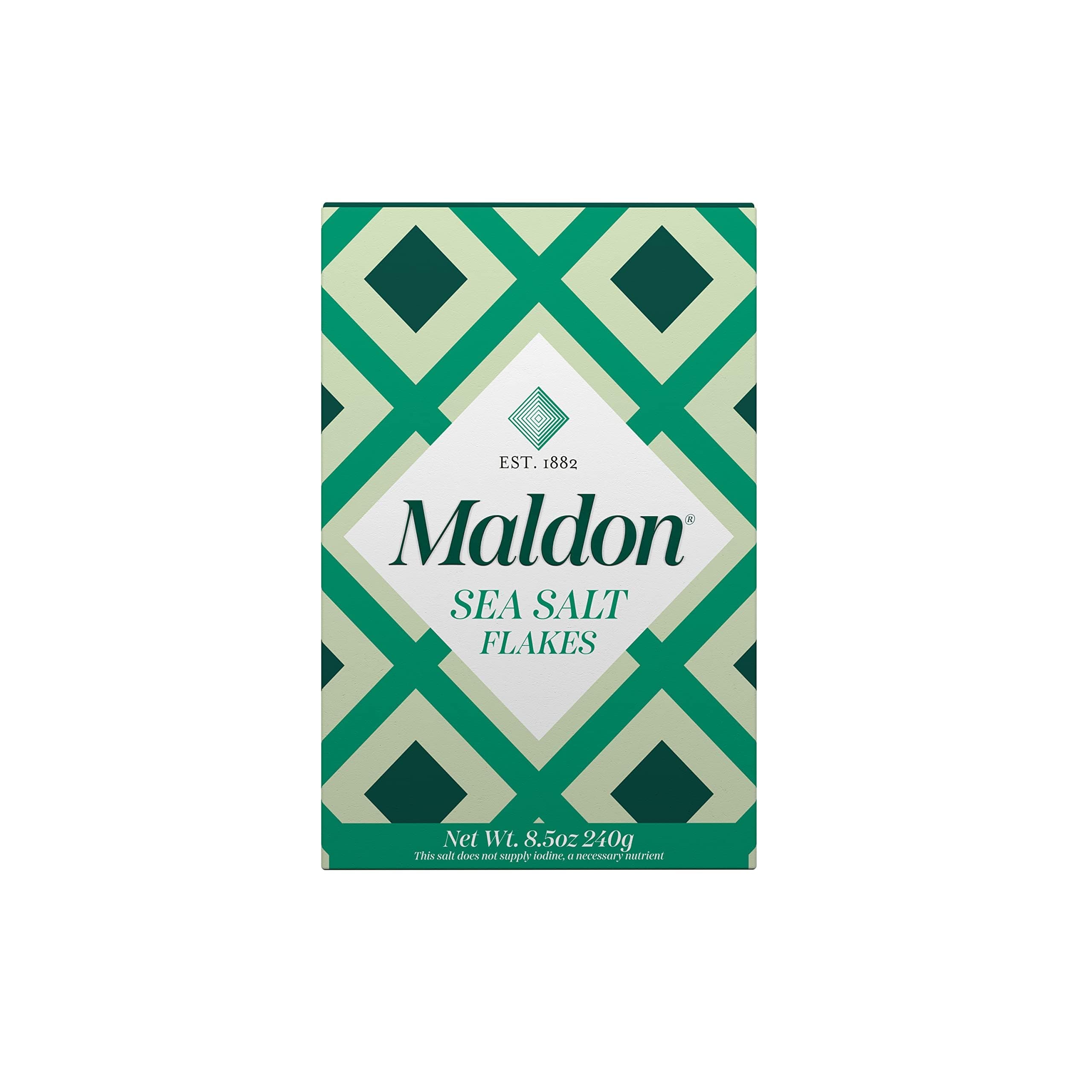 MALDON - Meersalzflocken 250g | Zart-knusprige Salzflocken aus natürlichen Mineralien | Meersalz Flakes mit reinem Geschmack. Ideal auch als Dekoration für Cocktails | Inhalt: 250g 250 g (1er Pack) Single