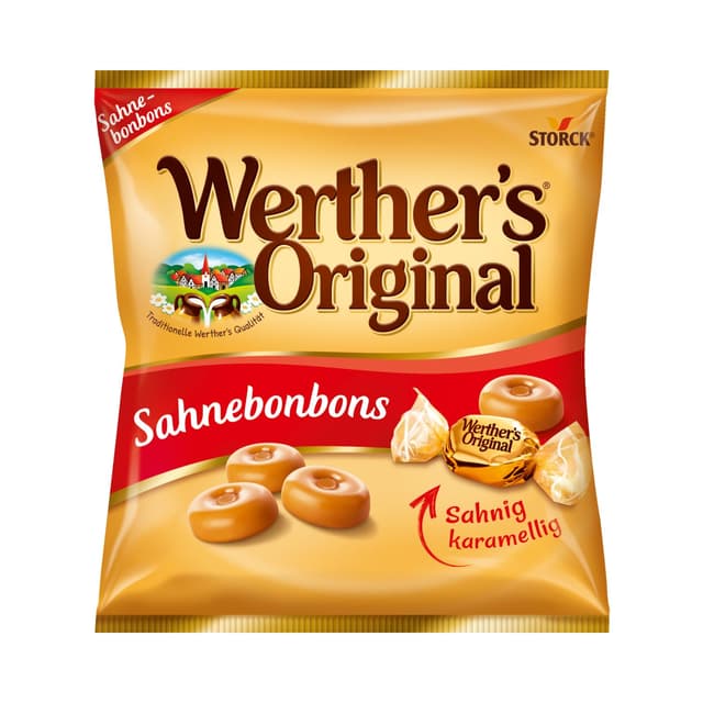 Werther's Original – 1 x 245g – Klassische Sahnebonbons mit leckerem Karamellgeschmack 1 x 245g Classic