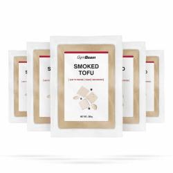 GymBeam Tofu (5x200g) - Veganes Protein, pflanzliche Fleisch- und Käse-Alternative, mit hohem Proteinanteil, zuckerfrei, nicht hitzebehandelt (200 g (5er pack), smoked) smoked 200 g (5er pack) Angebot bei HelloDeals