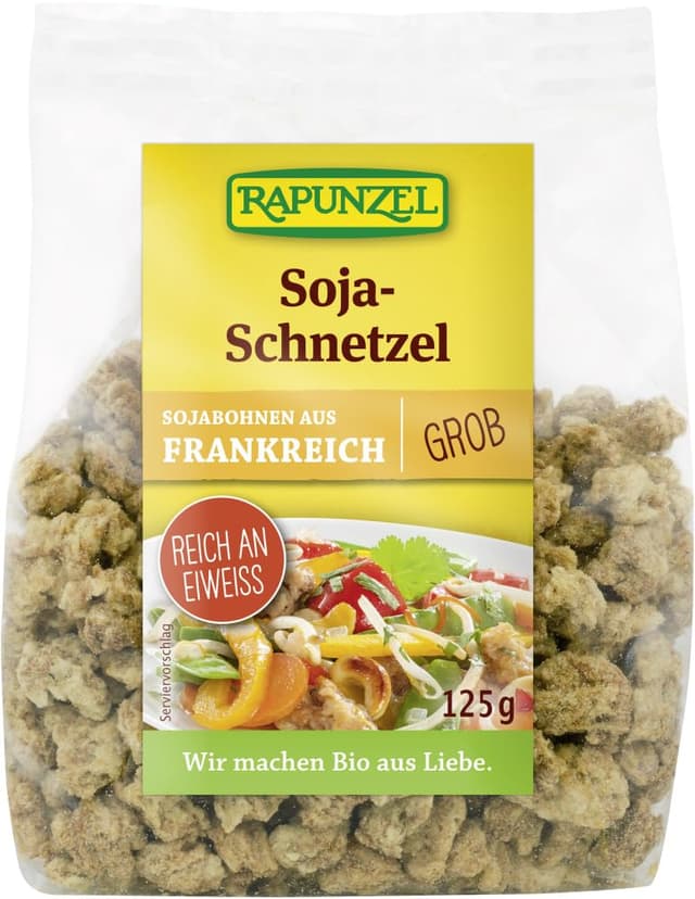 Soja-Schnetzel grob 6 x 125 gr 750 g (1er Pack)