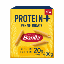Barilla Pasta Protein+ Penne Rigate 400g I der Pasta-Geschmack, den Sie lieben, mit der Energie, die Sie wollen! Angebot bei HelloDeals
