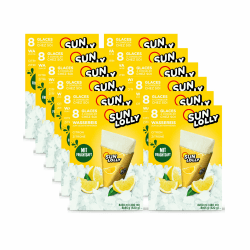 Sun Lolly Wassereis Zitrone 12er Vorratspack | Mit Fruchtsaft | Zum Selbsteinfrieren | Ohne künstliche Aromen | Frei von Süßungsmittel | Laktosefrei | Glutenfrei | 12 x 480ml 480 ml (12er Pack) Angebot bei HelloDeals