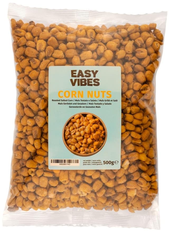 Easy Vibes - Mais Geröstet und Gesalzen (500g) | Knuspriger und Leckerer Snack