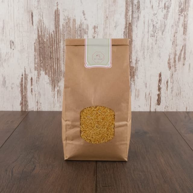 süssundclever.de® Bio Lupinenschrot | Süßlupine | 1,0 kg | vegane Fleischalternative | plastikfrei und ökologisch-nachhaltig abgepackt süßlich-getreidig und leicht nussig 1 kg (1er Pack)