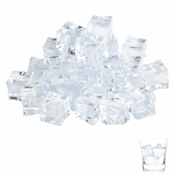 80 Stück Eiswürfel Wiederverwendbar, Square Wiederverwendbare Eiswürfel für Party Deko Fotografie Hochzeitsdekoration Küchendekoration Fotografie-Requisiten Vasenfüller. (Etwa 20 mm) Angebot bei HelloDeals