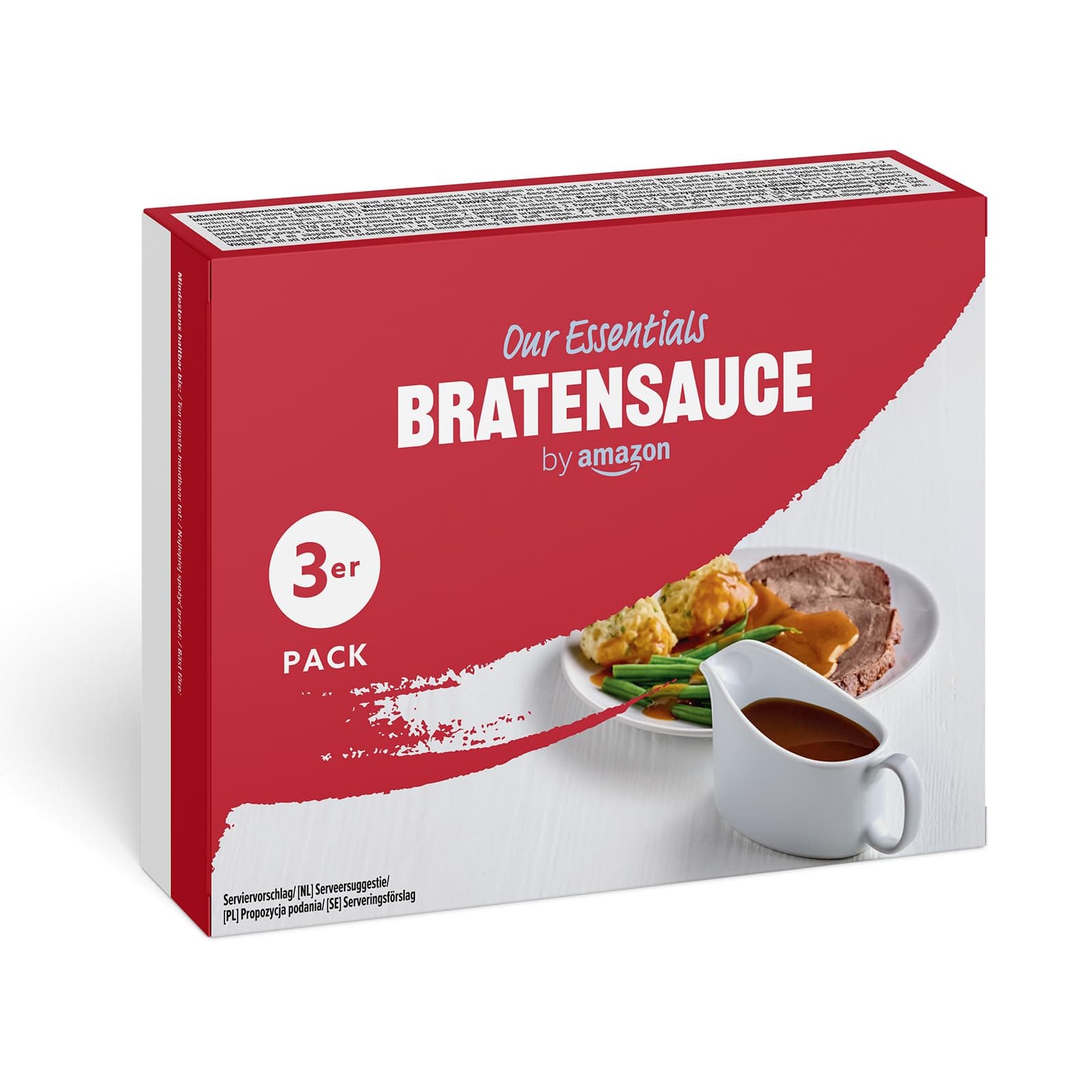 by Amazon Bratensauce 3er-Pack, ergibt 3x250ml Sauce
