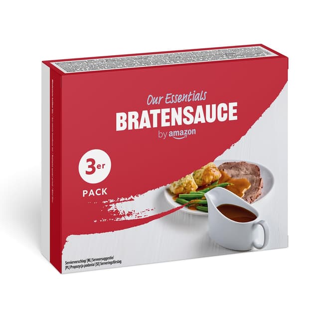by Amazon Bratensauce 3er-Pack, ergibt 3x250ml Sauce