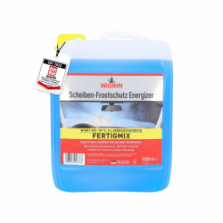 NIGRIN Scheiben Frostschutz Fertigmix ENERGIZER | 5 Liter | wirksam bis -18°C | Reinigungszusatz für Autoscheiben und Scheinwerfer | gegen Schnee, Salz, Öl, Ruß | schlierenfreie Sicht | Wach-Mach Duft ENERGIZER 5 l (1er Pack) Angebot bei HelloDeals