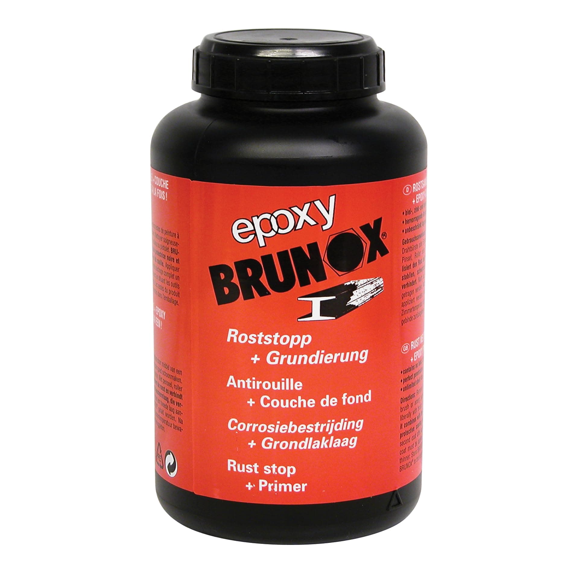 Brunox BEPOXY1000ML Epoxy Rostumwandler 1L, Schwarz 1 l (1er Pack) Single