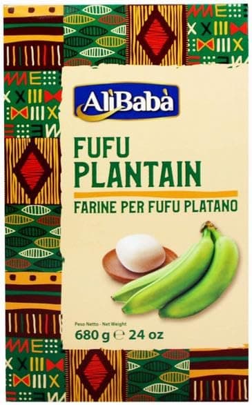ALIBABA– FUFU PLANTAIN 680g – BANANEN MEHL - Premium Qualität