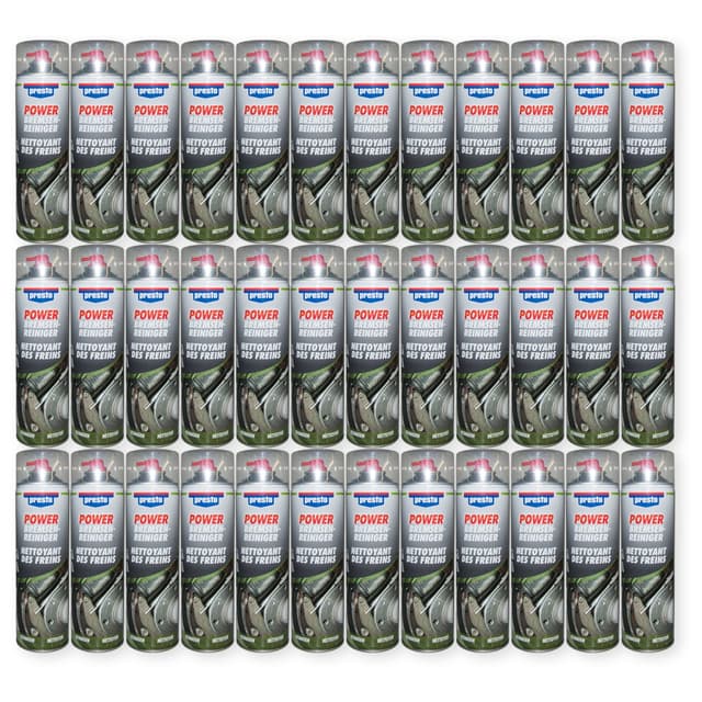 Presto_Bundle 36x Presto Power Bremsenreiniger Spraydose 500ml 315541