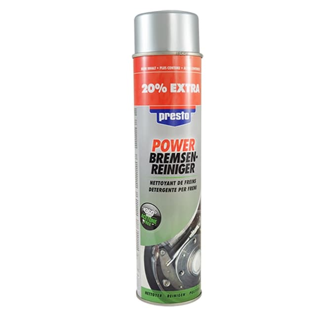 18 x 600 ml Presto Power Bremsenreiniger mit mehr Druck