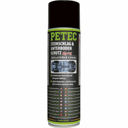 PETEC Unterbodenschutz Spray Steinschlagschutz überlackierbar. 500 ml Rostschutz in schwarz aus Kautschuk für Auto und Wohnwagen Unterboden 73250 Angebot bei HelloDeals