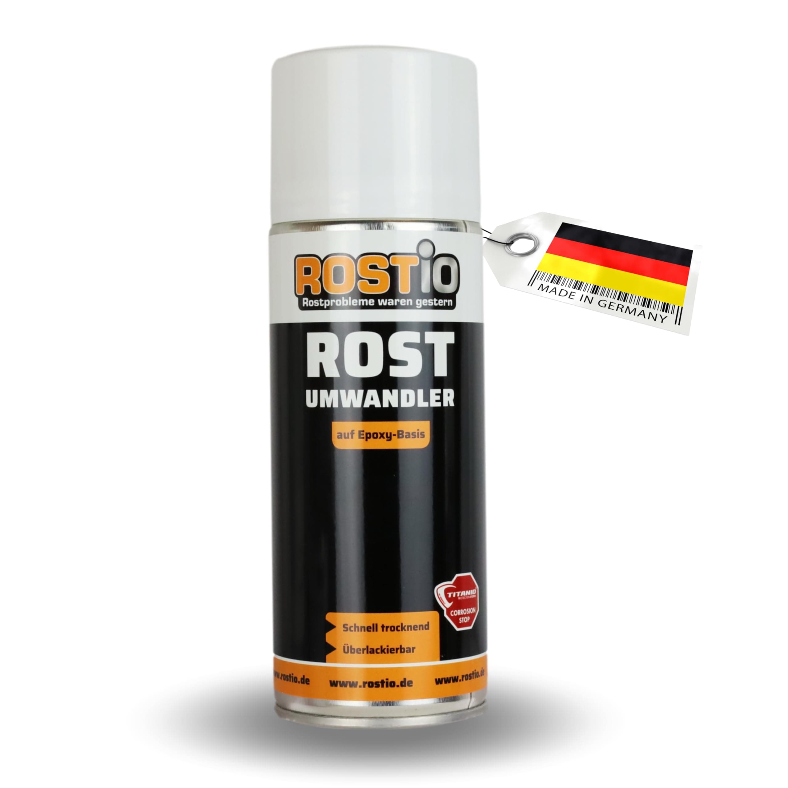 Rostio Epoxy Rostumwandler Spray 400ml Rostkonverter 1 Stück