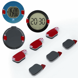 ALAFLY [6 Stück Ersatz Metallplättchen Klebepads Kompatibel mit OOONO Park/CO-Driver NO2/P-DISC NO2/P-DISC 3, Jederzeit Demontierbar für Parkscheibe Magnetplatte für Windschutzscheibe Angebot bei HelloDeals