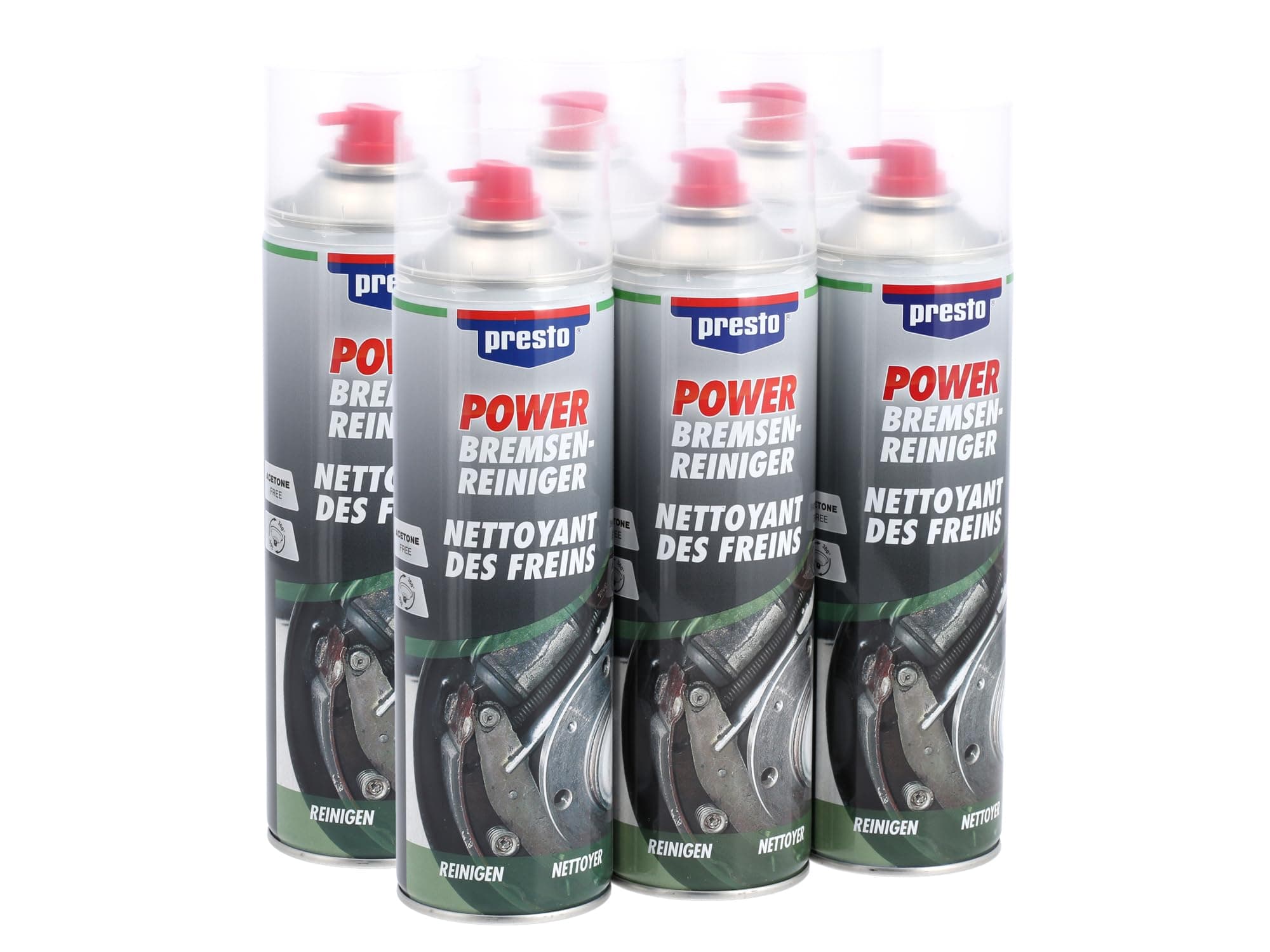 Presto Set: 6x Presto Power Bremsenreiniger - 500ml