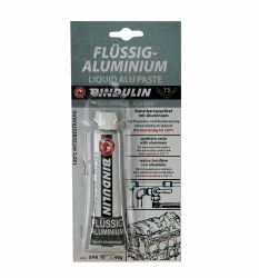 Bindulin Flüssig Aluminium 60g - gebrauchsfertige Reparaturmasse aus Kunstharzspachtel mit Aluminium - geeignet für Auto KFZ Wassersport Marine Alu-Felgen Yacht Modellbau - Markenware Angebot bei HelloDeals