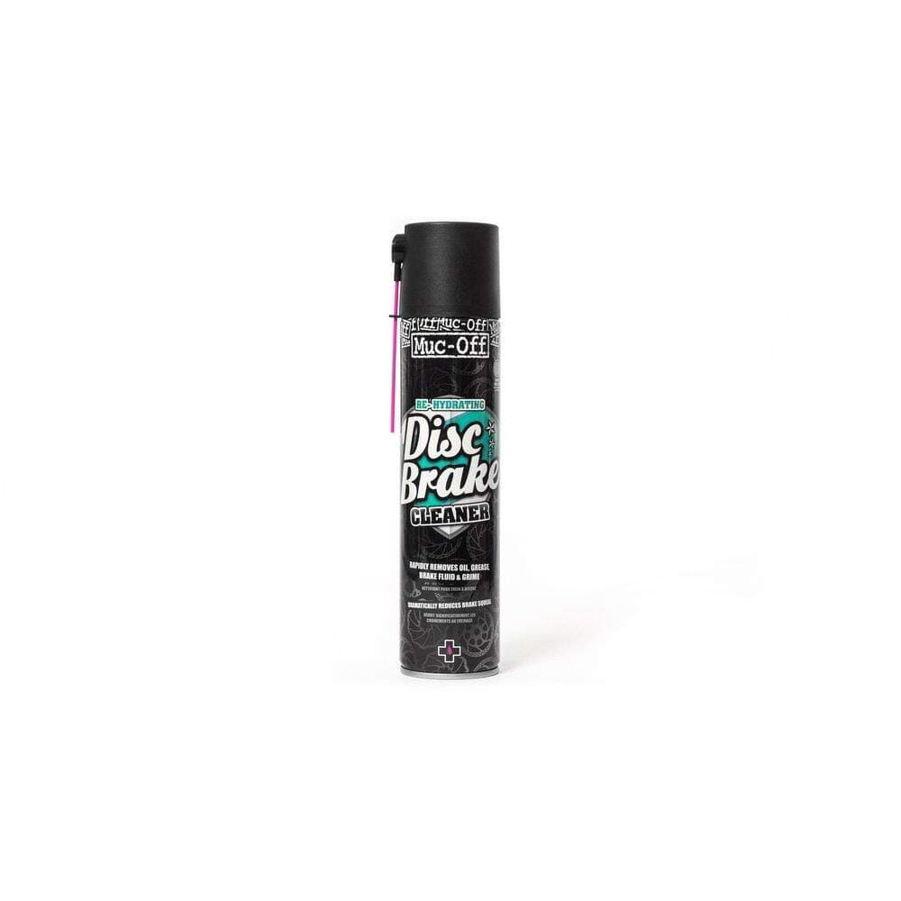 Muc Off Disc Brake Cleaner Fahrradreiniger, 400 ml- Hochwirksamer, Schnell Trocknender Fahrrad Bremsenreiniger - Bremsenreiniger Spray Pflegt und Befeuchtet Scheibenbremsbeläge und Rotoren