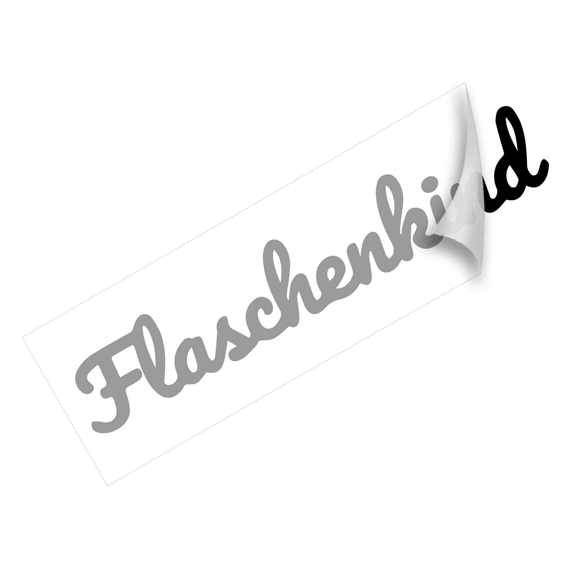 Handschrift Schnörkelschrift Aufkleber selbst gestalten personalisieren diverse Ausführung in verschiedene Längen Lieferzeit 2 bis 3 Werktage