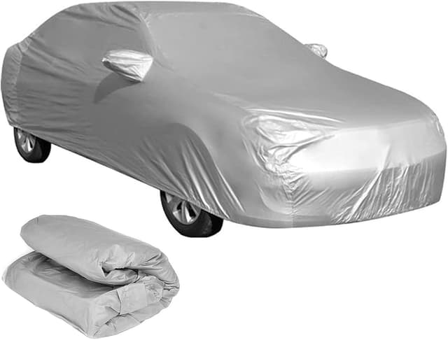 Autoabdeckung – strapazierfähig, wasserdicht, UV-beständig, Allwetterschutz mit kratzfester Schicht für Limousine, SUV, LKW (S)