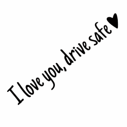 “I Love You Drive Safe” Aufkleber | Auto Aufkleber Spiegel Außen Ich Liebe Dich, Windschutzscheiben-Buchstaben, Miniatur wasserdicht für Rückspie Freundin, Freund Autozubehör Schwarz Angebot bei HelloDeals