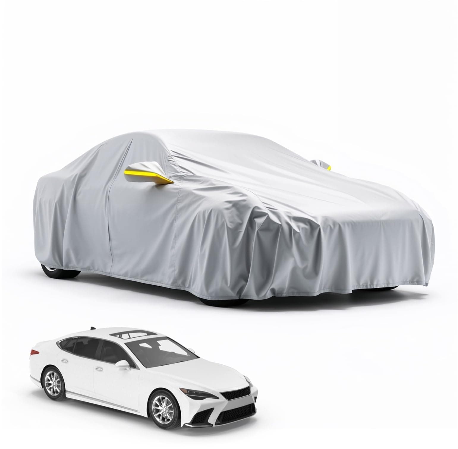 Autoplane Abdeckplane - Auto Abdeckung & universale Autoschutzhülle - Autogarage - Car Cover - wasserdicht & wetterfeste Autoplane - 430 * 175 * 150 cm