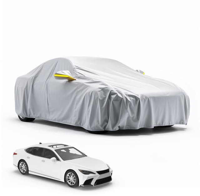 Autoplane Abdeckplane - Auto Abdeckung & universale Autoschutzhülle - Autogarage - Car Cover - wasserdicht & wetterfeste Autoplane - 430 * 175 * 150 cm