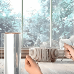 Avoid Fensterfolie UV Schutz – Fensterfolie Blickdicht selbstklebend – Für HR++ Glas – Sichtschutzfolie Fenster transparent – Sonnenschutzfolie inkl. Rakel, Messer & Pflanzensprüher (90x300 cm) Durchsichtig 90x300cm Angebot bei HelloDeals