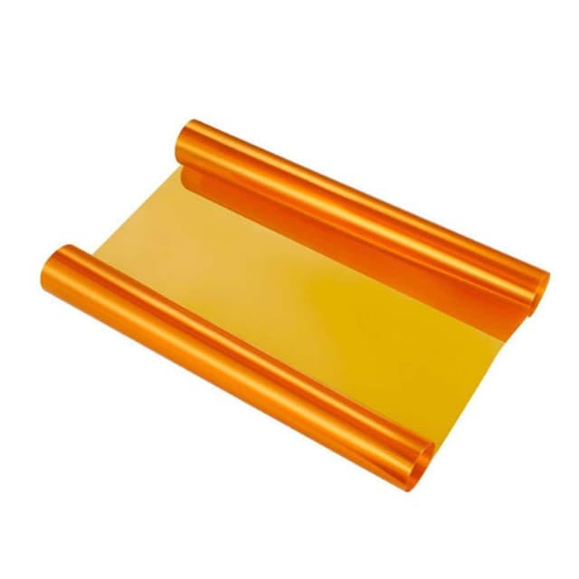 VOYAGO Scheinwerfer-Folie Gelb 30 * 120cm, Wasserdicht Auto Scheinwerfer Folie Tönungsfolie Nebelscheinwerfer (Orange)