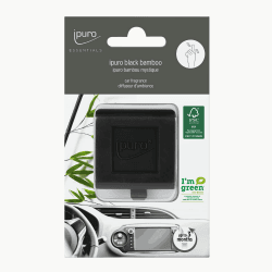 ipuro - erfrischender ipuro black bamboo Auto Duft - dezenter Lufterfrischer fürs Auto mit grünen & holzigen Noten - angenehmer Auto Lufterfrischer für ein puristisches Dufterlebnis bis zu 3 Monate 1 stück (1er Pack) Angebot bei HelloDeals