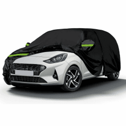 Autoabdeckung Wasserdicht Ersatz für Hyundai I10 PA/IA/AC3 2007-2024, Vollgarage Autoplane Outdoor, Auto Ganzgarage Abdeckplane Winter Sommer Allwetter Abdeckung für Regen Sonne Staub Schnee Schutz Angebot bei HelloDeals