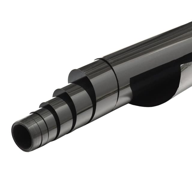 MOCNT Auto Tönungsfolie 1% VLT Auto Scheibentönungsfolie Sichtschutzfolie Autoscheiben Folie Fensterfolie Scheibenfolie Sonnenschutzfolie Schwarz Glasfolie 50cm x 600cm Super Schwarz 1% Vlt 50cm x 600cm