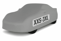 Car-e-Cover© Auto Abdeckplane – Indoor Autoplane Perfect Stretch – 180g/m² elastisches Jersey – Atmungsaktiv – Konturgenau – Staubschutz – Für Garage & Halle - (Silbergrau, XXL) XXL Silbergrau Angebot bei HelloDeals