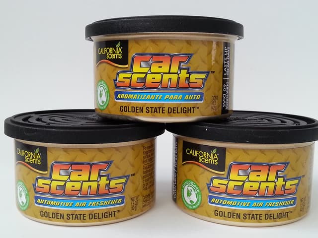 Car Scents California Sents Golden State Delight Lufterfrischer 3er Sparpack - Set frischen Duft 1 stück (3er Pack)